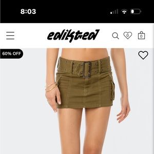 Edikted Cargo skirt